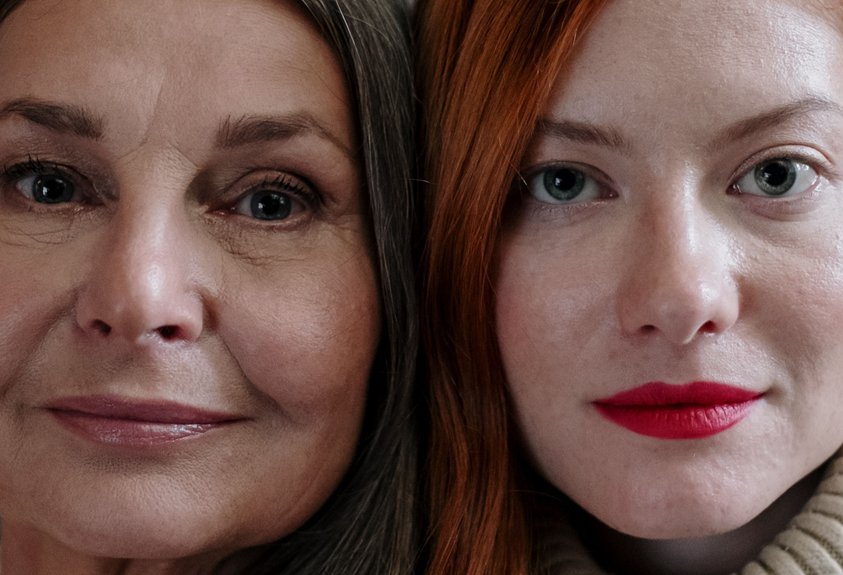 labios mate rostro envejecido